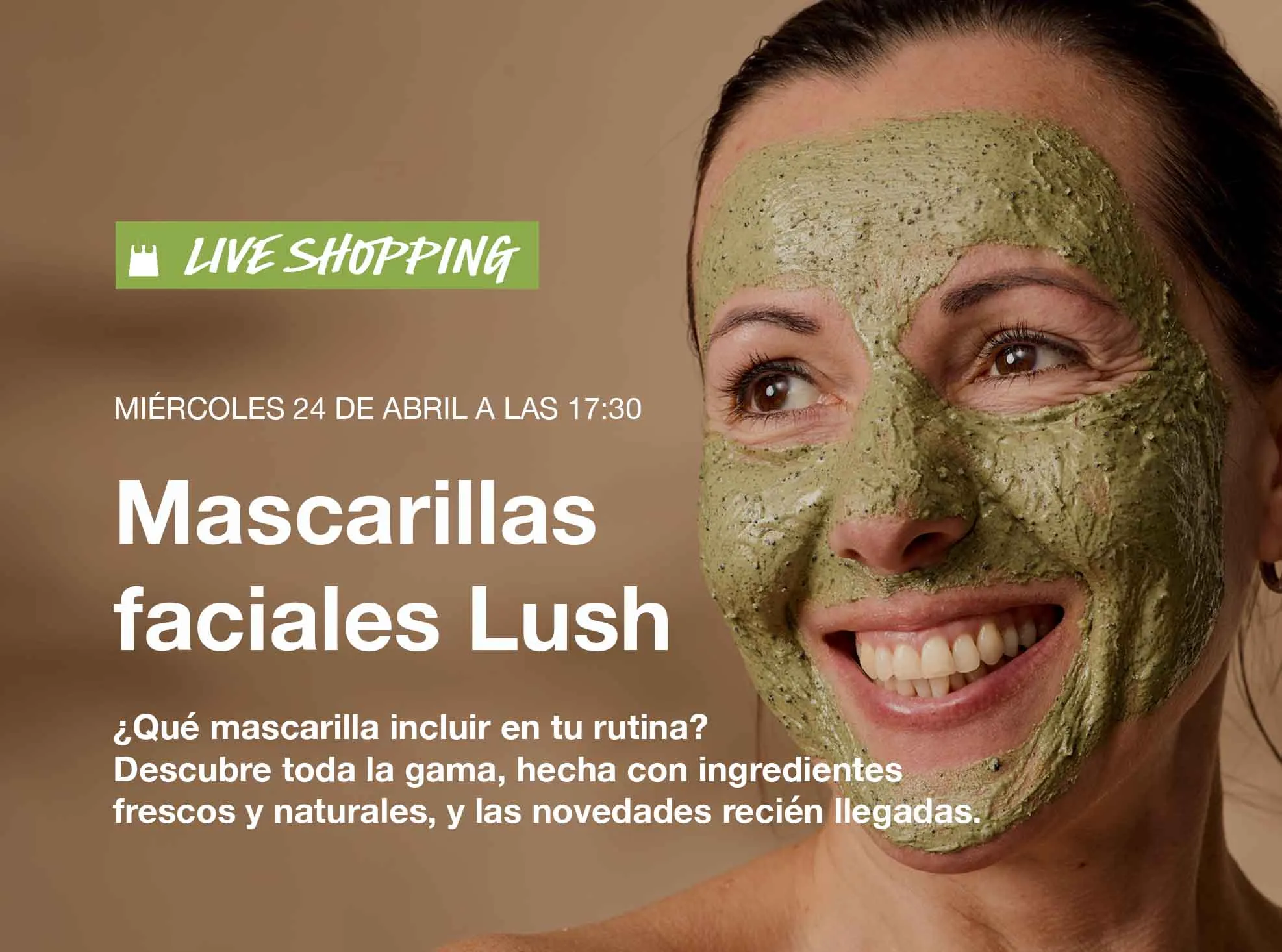 Descubre las mascarillas faciales de Lush shoppable video