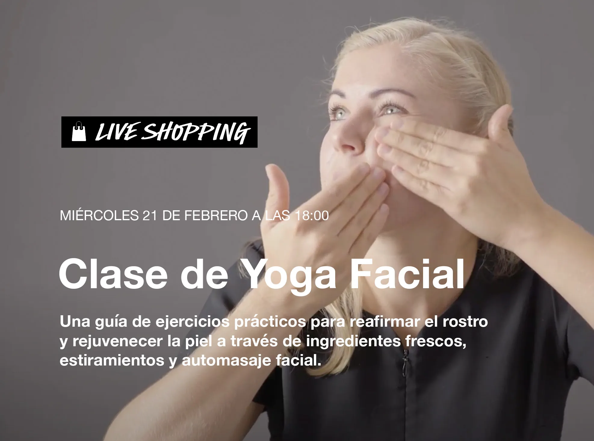 Clase de Yoga Facial shoppable video
